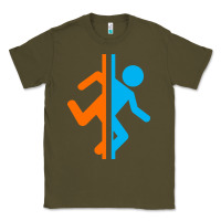 Army Green portal   portal Classic Tee - linhVisuals