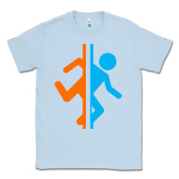 Dusty Blue portal   portal Classic Tee - linhVisuals