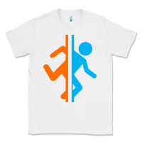 White portal   portal Classic Tee - linhVisuals