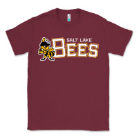 Burgundy salt lake city bees Classic Tee - linhVisuals