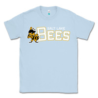 Dusty Blue salt lake city bees Classic Tee - linhVisuals