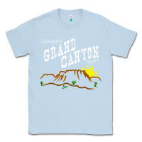 Dusty Blue arizona grand canyon greetings souvenir tee shirt Classic Tee - linhVisuals