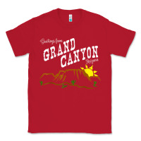 Red arizona grand canyon greetings souvenir tee shirt Classic Tee - linhVisuals
