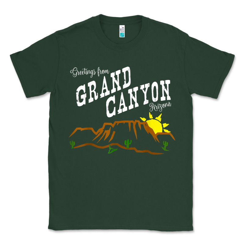 Arizona Grand Canyon Greetings Souvenir Tee Shirt Classic Tee by linhVisuals | Teevron