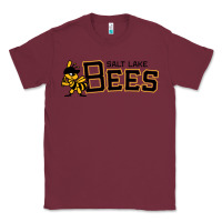 Burgundy salt lake city bees Classic Tee - linhVisuals