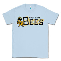 Dusty Blue salt lake city bees Classic Tee - linhVisuals