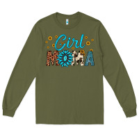 Army Green girl mama Long Sleeve Tee - Artiststas