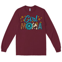 Burgundy girl mama Long Sleeve Tee - Artiststas