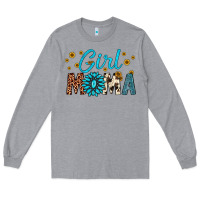 Heather Grey girl mama Long Sleeve Tee - Artiststas