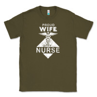 Army Green my husband is a nurse im a proud wife of a nurse Classic Tee - linhVisuals