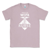 Lilac my husband is a nurse im a proud wife of a nurse Classic Tee - linhVisuals