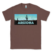 Chestnut arizona shirt   saguaro cactus desert landscape t shirt Classic Tee - linhVisuals