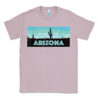 Lilac arizona shirt   saguaro cactus desert landscape t shirt Classic Tee - linhVisuals