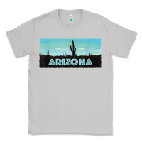 Moon Dust arizona shirt   saguaro cactus desert landscape t shirt Classic Tee - linhVisuals