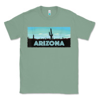 Sage arizona shirt   saguaro cactus desert landscape t shirt Classic Tee - linhVisuals