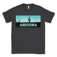 Smoke arizona shirt   saguaro cactus desert landscape t shirt Classic Tee - linhVisuals