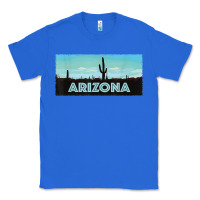 True Royal arizona shirt   saguaro cactus desert landscape t shirt Classic Tee - linhVisuals