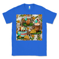 True Royal cow coffee cups and farm with leopard seamless pattern bbs Classic Tee - BundleAndBundleShop