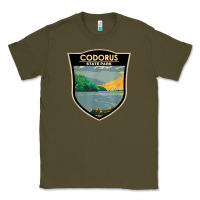 Army Green codorus state park pennsylvania badge vintage Classic Tee - linhVisuals