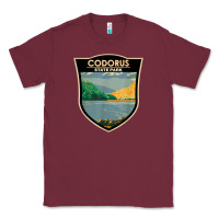 Burgundy codorus state park pennsylvania badge vintage Classic Tee - linhVisuals