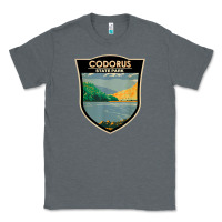 Charcoal Heather codorus state park pennsylvania badge vintage Classic Tee - linhVisuals
