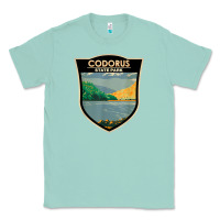 Seafoam codorus state park pennsylvania badge vintage Classic Tee - linhVisuals