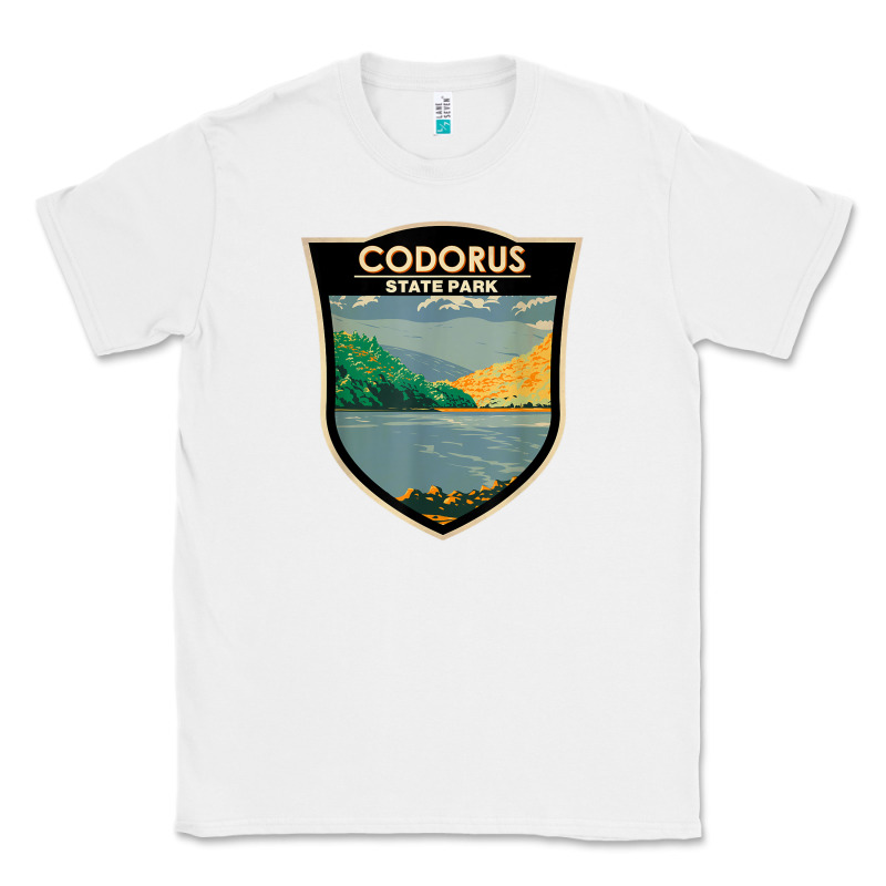 Codorus State Park Pennsylvania Badge Vintage Classic Tee by linhVisuals | Teevron