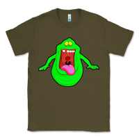 Army Green slimer ghost anime Classic Tee - linhVisuals