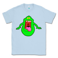 Dusty Blue slimer ghost anime Classic Tee - linhVisuals