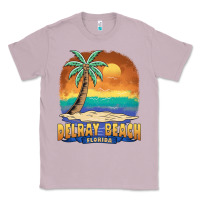 Lilac delray beach florida  vintage distressed souvenir long sleeve t shirt Classic Tee - linhVisuals
