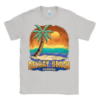 Moon Dust delray beach florida  vintage distressed souvenir long sleeve t shirt Classic Tee - linhVisuals