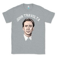 Heather Grey sports nicolas cage as john travolta Classic Tee - linhVisuals