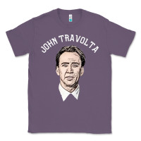Lavender sports nicolas cage as john travolta Classic Tee - linhVisuals