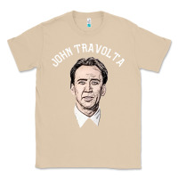 Mushroom sports nicolas cage as john travolta Classic Tee - linhVisuals