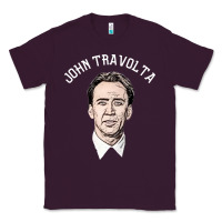 Plum sports nicolas cage as john travolta Classic Tee - linhVisuals