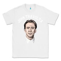 White sports nicolas cage as john travolta Classic Tee - linhVisuals