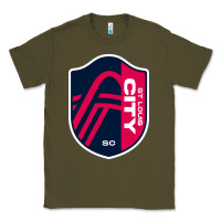Army Green st louis city Classic Tee - linhVisuals