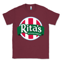 Burgundy rita's italian ice cafe Classic Tee - linhVisuals
