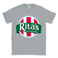 Heather Grey rita's italian ice cafe Classic Tee - linhVisuals