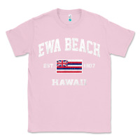 Bubblegum Pink ewa beach hawaii hi vintage state athletic style t shirt Classic Tee - linhVisuals