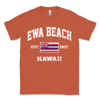 Copper ewa beach hawaii hi vintage state athletic style t shirt Classic Tee - linhVisuals