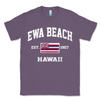 Lavender ewa beach hawaii hi vintage state athletic style t shirt Classic Tee - linhVisuals