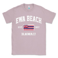 Lilac ewa beach hawaii hi vintage state athletic style t shirt Classic Tee - linhVisuals