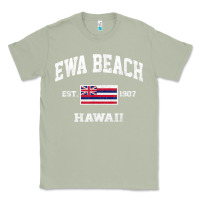 Matcha ewa beach hawaii hi vintage state athletic style t shirt Classic Tee - linhVisuals