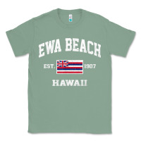 Sage ewa beach hawaii hi vintage state athletic style t shirt Classic Tee - linhVisuals