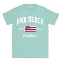 Seafoam ewa beach hawaii hi vintage state athletic style t shirt Classic Tee - linhVisuals