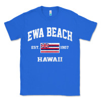 True Royal ewa beach hawaii hi vintage state athletic style t shirt Classic Tee - linhVisuals