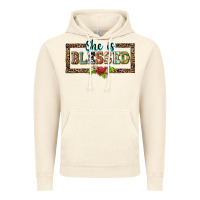 Vintage Artic she is blesssed floral Vintage Hoodie - BarkalooDesign