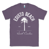 Lavender edisto beach sc palm tree edisto beach gift pullover hoodie Classic Tee - linhVisuals
