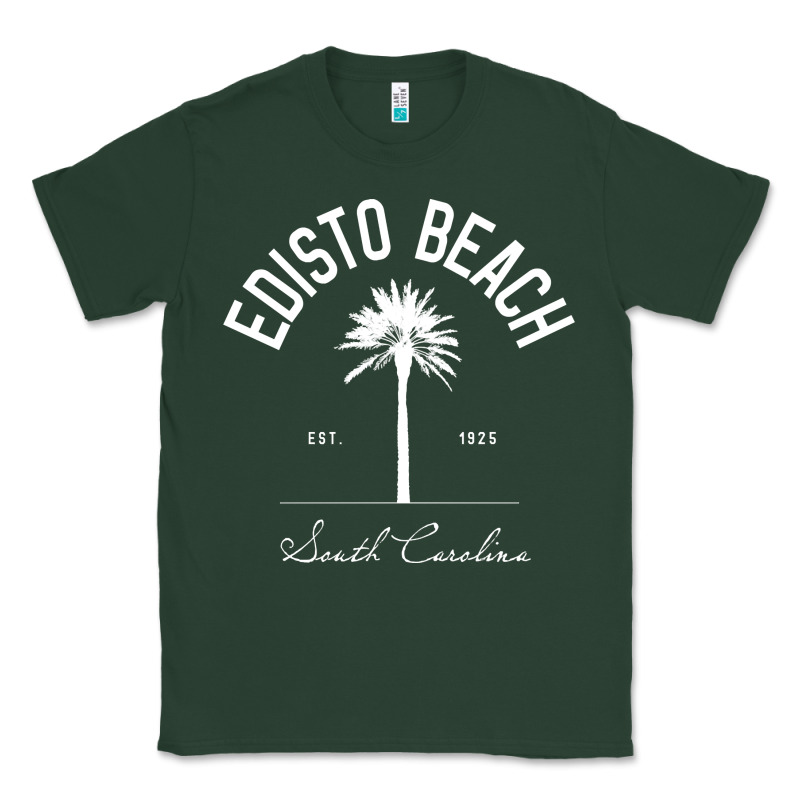 Edisto Beach Sc Palm Tree Edisto Beach Gift Pullover Hoodie Classic Tee by linhVisuals | Teevron